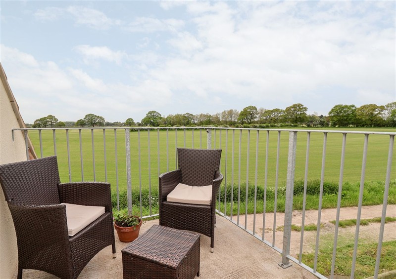 The patio at Lilling Green, Lillings Ambo near Strensall