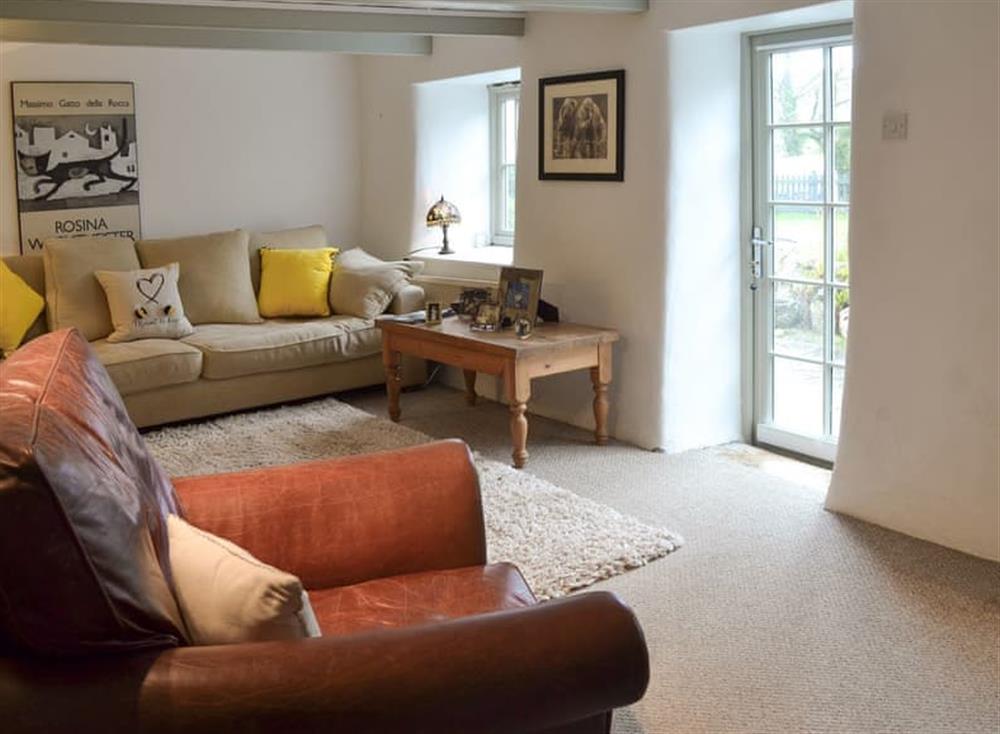 Cosy living room at Lillipit Cottage in Breage, near Helston, Cornwall