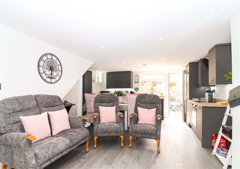 This is the living room at Lillys Cottage, Dawlish
