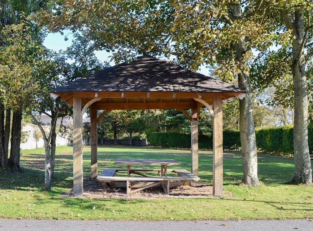 Charming gazebo within the grounds