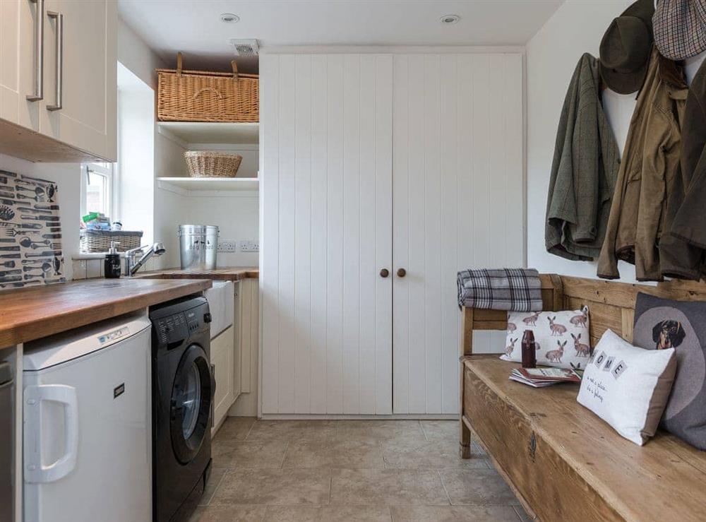 Utility room at Lily Pad Lodge in Market Stainton, near Louth, Lincolnshire