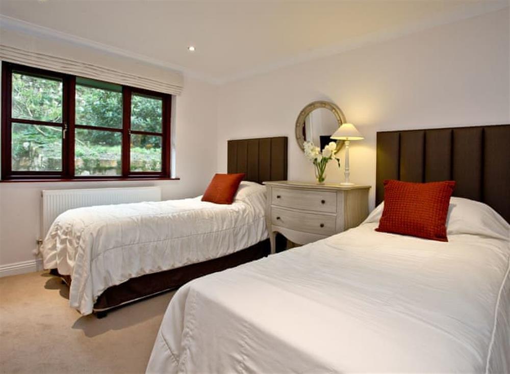 Twin bedroom at Lily in Woodland Retreat, Wadebridge
