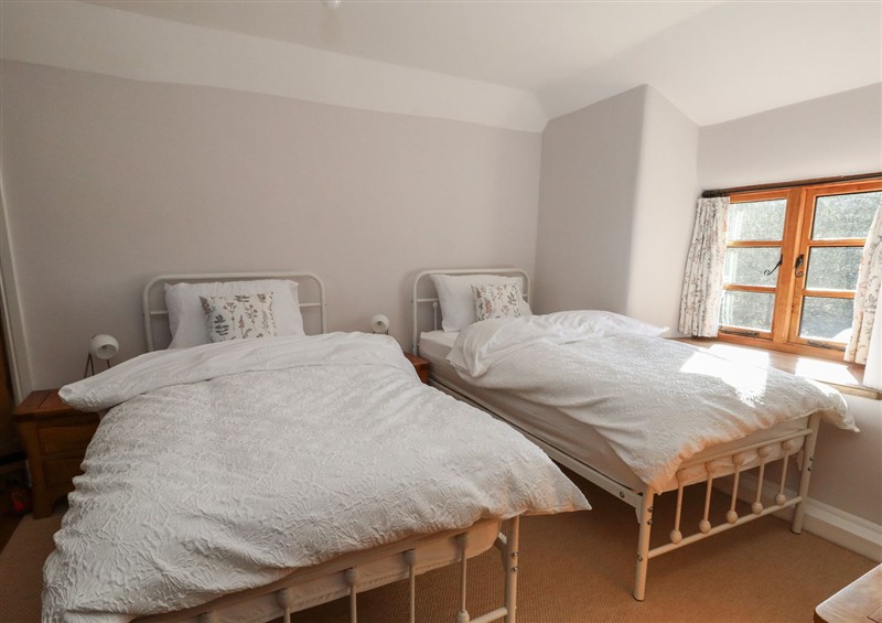 This is a bedroom at Limberlost Cottage, near Hamworthy