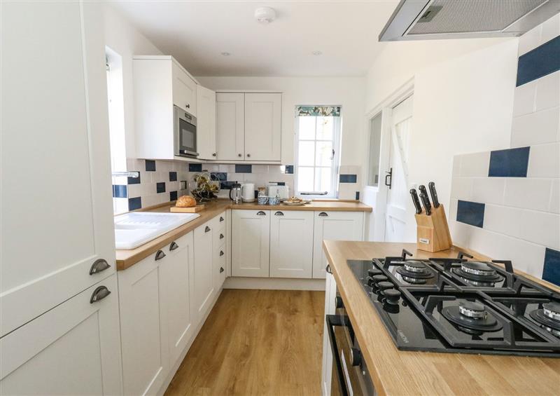This is the kitchen at Lime Cottage, Burton Bradstock