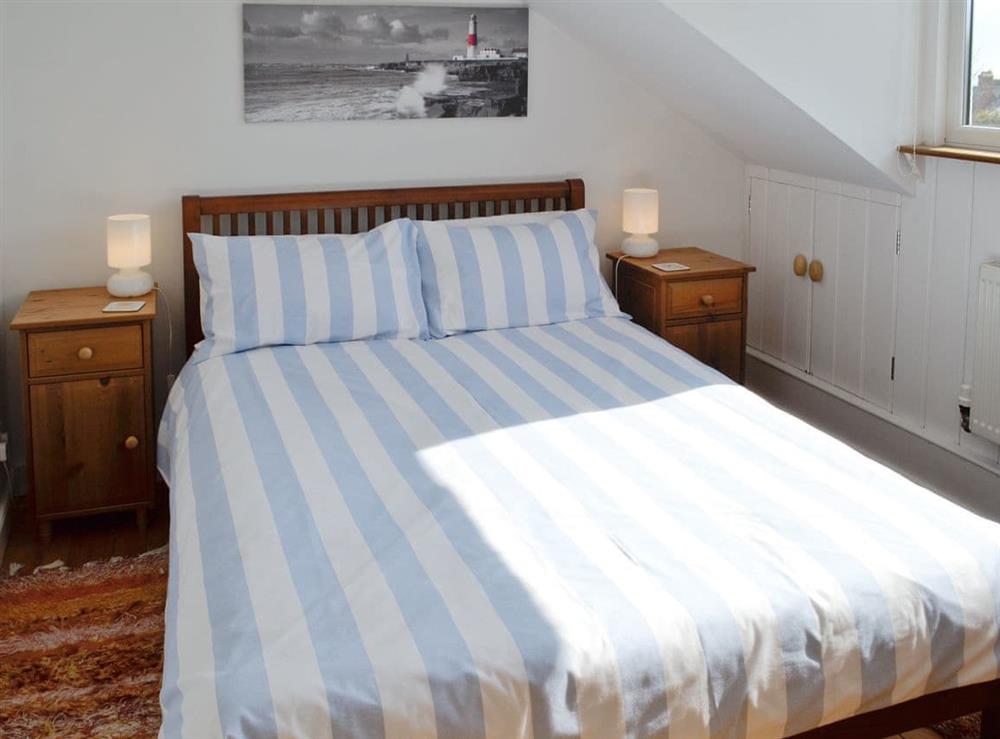 Light and airy double bedroom at Lime Cottage in Portland, near Weymouth, Dorset