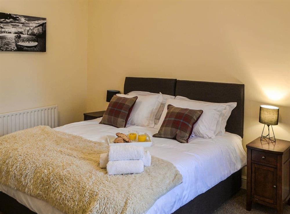 Double bedroom at Lime Lodge in Amble, Northumberland