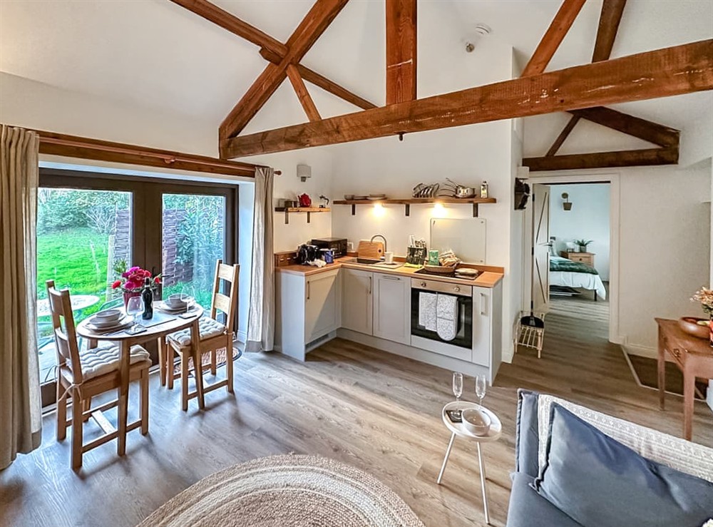 Kitchen area at Lime Tree Barn in Dovenby, Cumbria