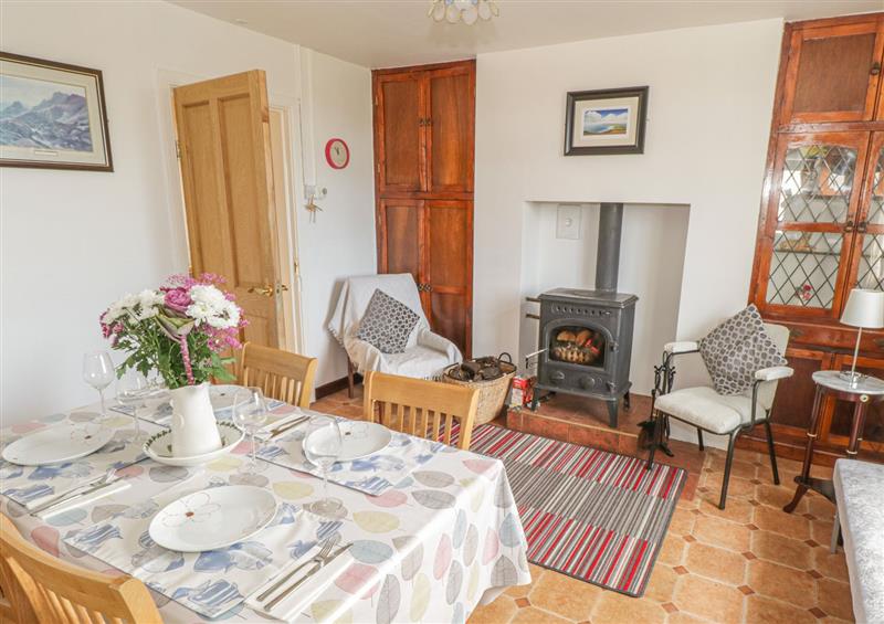 Living room and dining area at Lime Tree Cottage, Aughaward near Foxford, Mayo