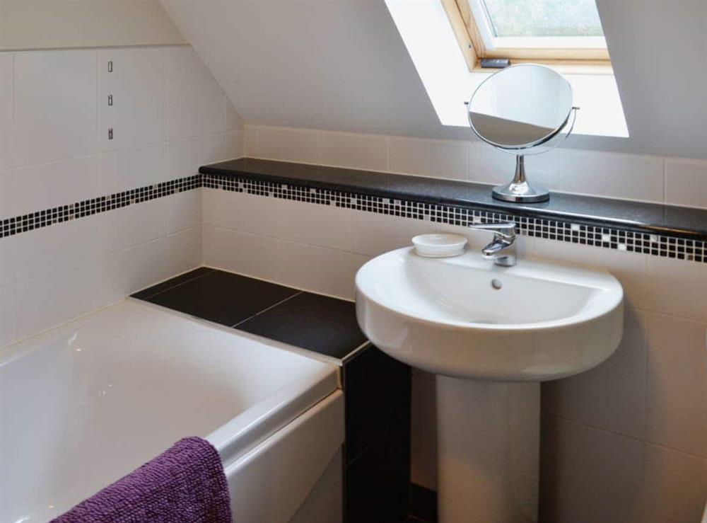 Bathroom at Lime Tree Cottage in Oakley, near Dunfermline, Fife