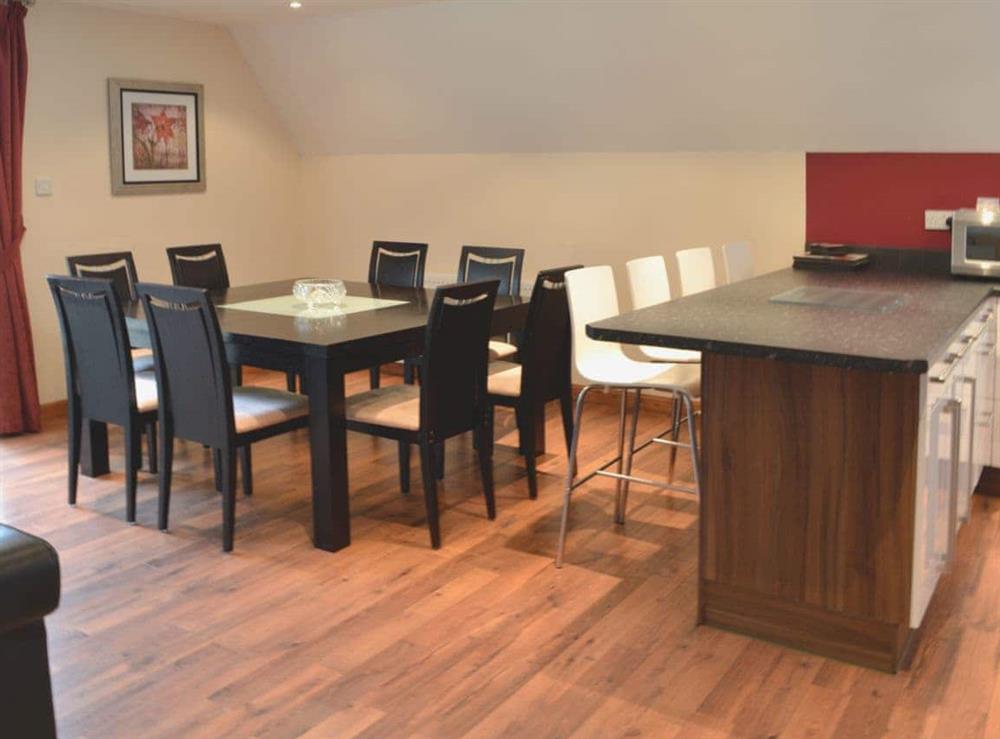 Open plan living/dining room/kitchen (photo 3) at Lime Tree Cottage in Oakley, near Dunfermline, Fife