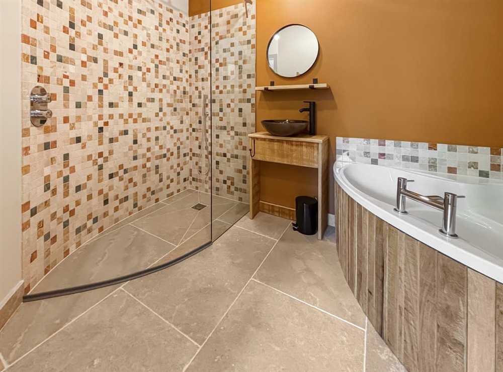 Bathroom at Lime Tree House in Bulmer, near Sudbury, Essex