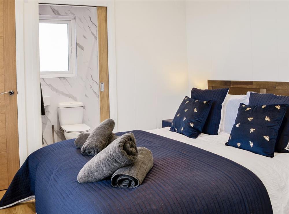 Double bedroom at Lime Tree Lodge in Castle Douglas, Kirkcudbrightshire