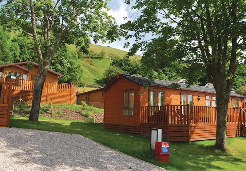 The lodges at Limefitt Park in Windermere, Cumbria
