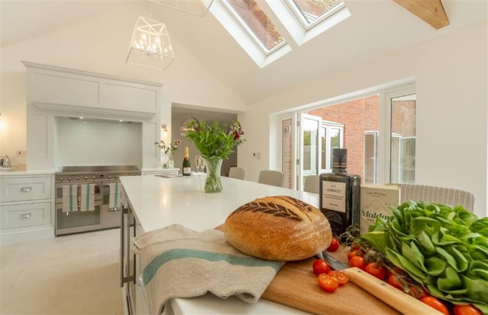 Limestone House, Norfolk: A stunning setting to prepare meals and socialise with friends at Limestone House, Burnham Market