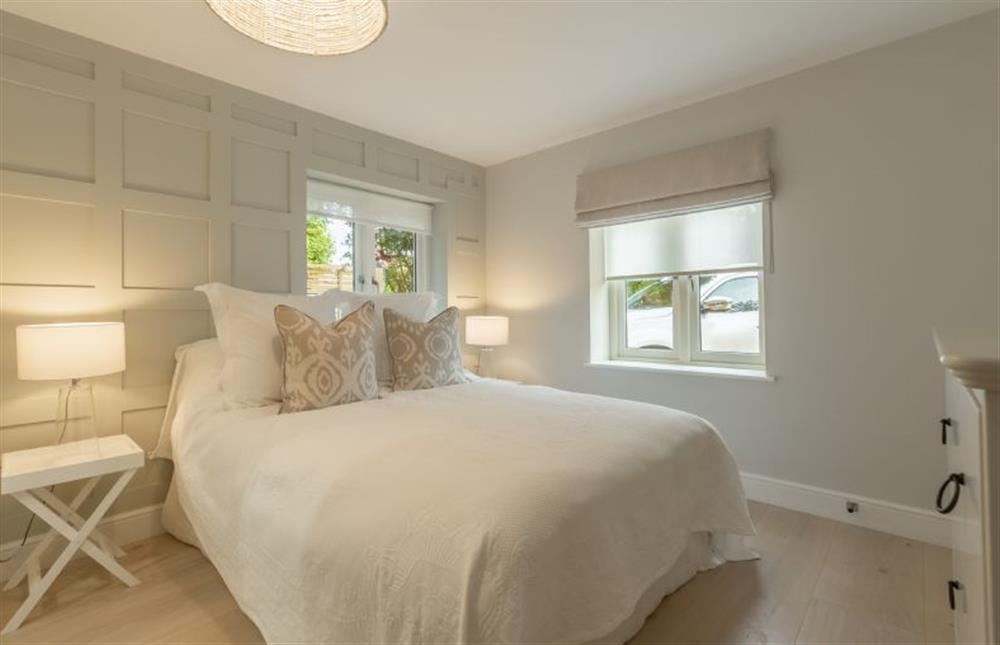 Limestone House, Norfolk: Bedroom four with 4ft6 double bed and en-suite shower room at Limestone House, Burnham Market
