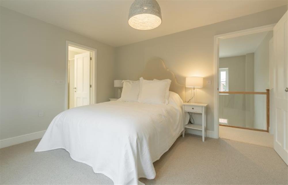 Limestone House, Norfolk: Bedroom three with 5ft king-size bed and en-suite shower room at Limestone House, Burnham Market