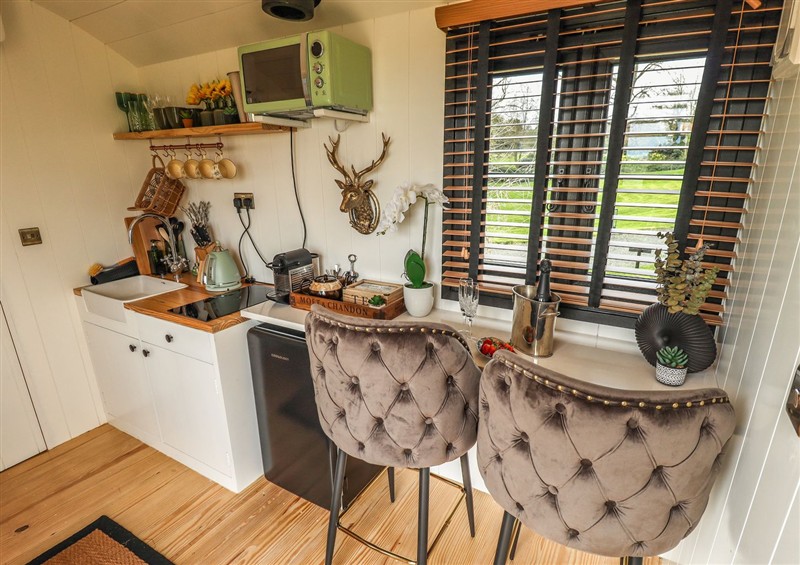 Kitchen at Limetree Luxury Glamping Portland, Nottingham