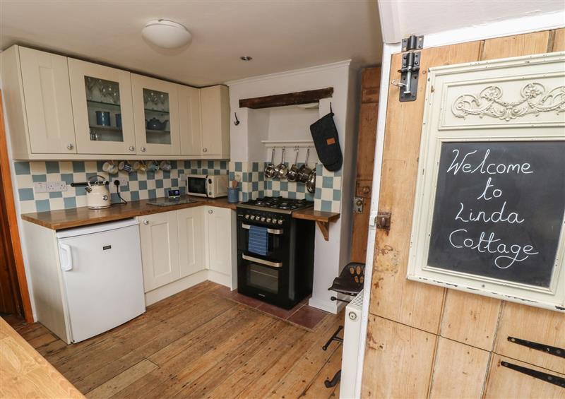Kitchen at Linda Cottage, St Helens