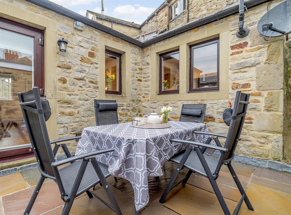 Terrace at Lindale Cottage in Skipton, North Yorkshire
