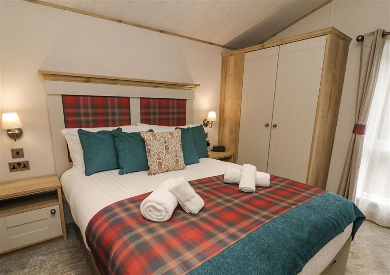 One of the 3 bedrooms at Lindale Lodge, Warton near Carnforth