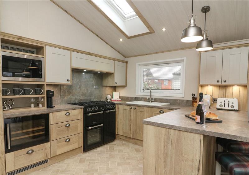 This is the kitchen at Lindale Lodge, Warton near Carnforth