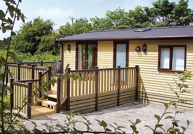 Larch Lodge at Lindale Park in Yorkshire, North of England