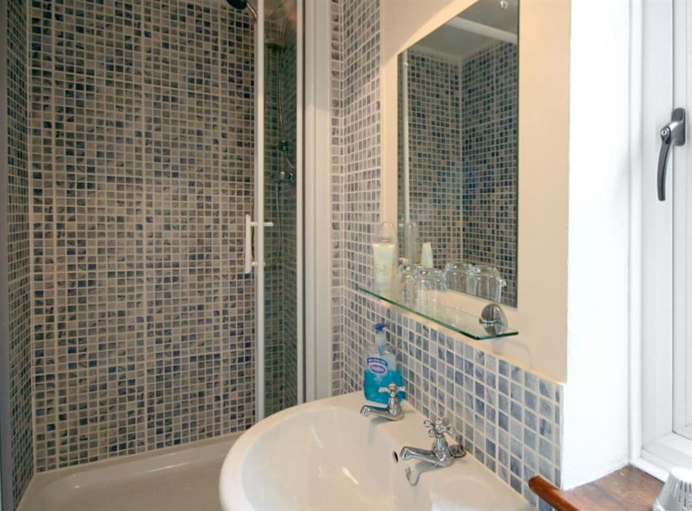 Shower room at Lindas Lodge in Halesworth, Suffolk