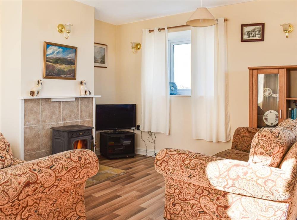 Living room at Lindisfarne Cottage in Belford, Northumberland