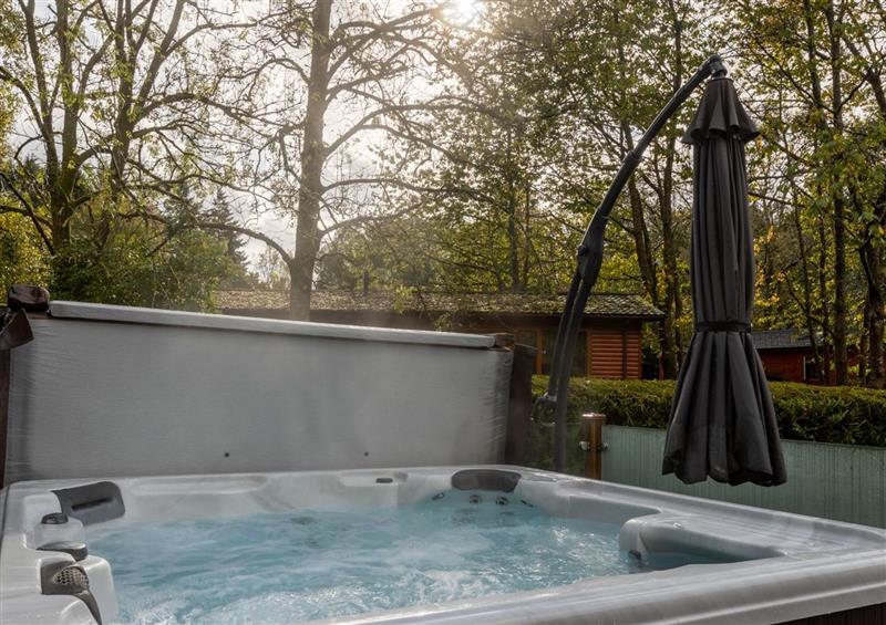 Enjoy the hot tub at Lingmoor Lodge, Keswick Court 4