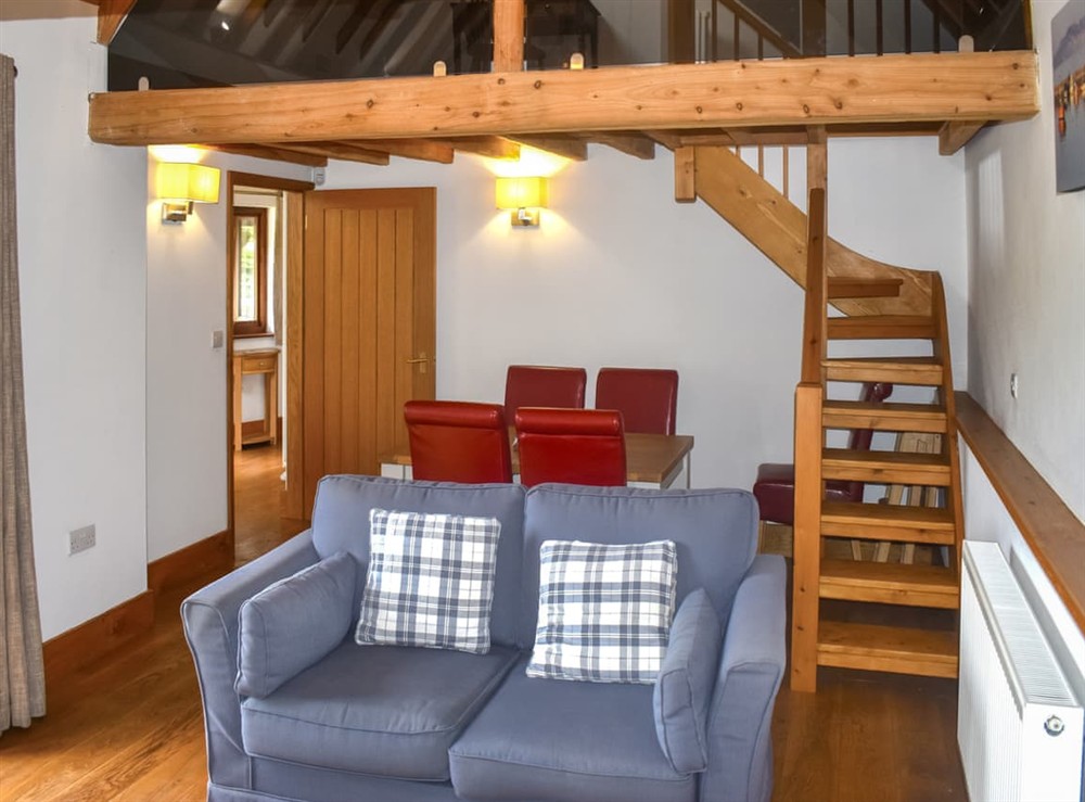 Open plan living space (photo 2) at Linhay Cottage in Lyme Regis, Devon