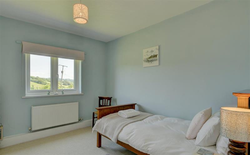 One of the 2 bedrooms at Linhay Cottage, Withypool