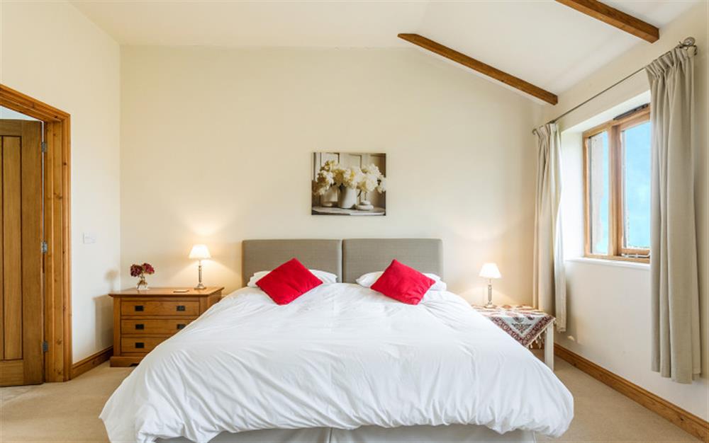 Twin room in bed 2, can be King size. at Linhay in Ottery St Mary