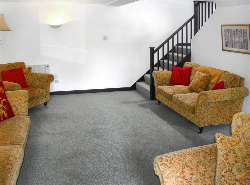 Living area at Linhay in Sidmouth, Devon