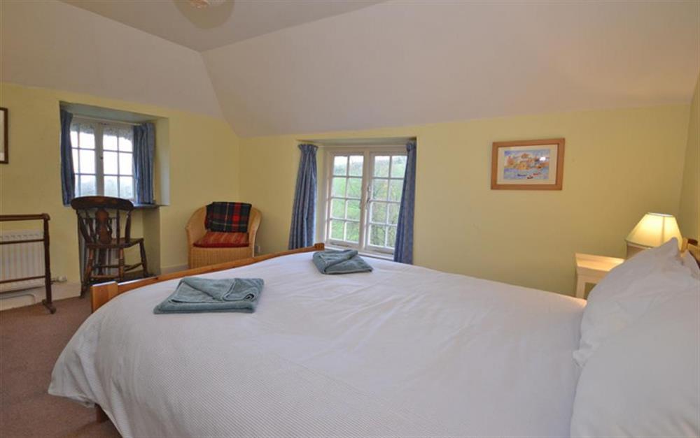 Another view of the master double bedrooom. at Linhays in Bickerton