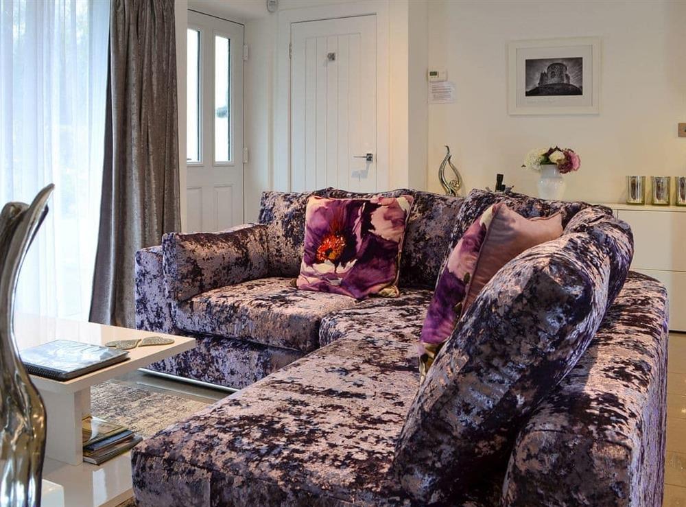 Open plan living space at Links Lodge in Longniddry, near Edinburgh, East Lothian