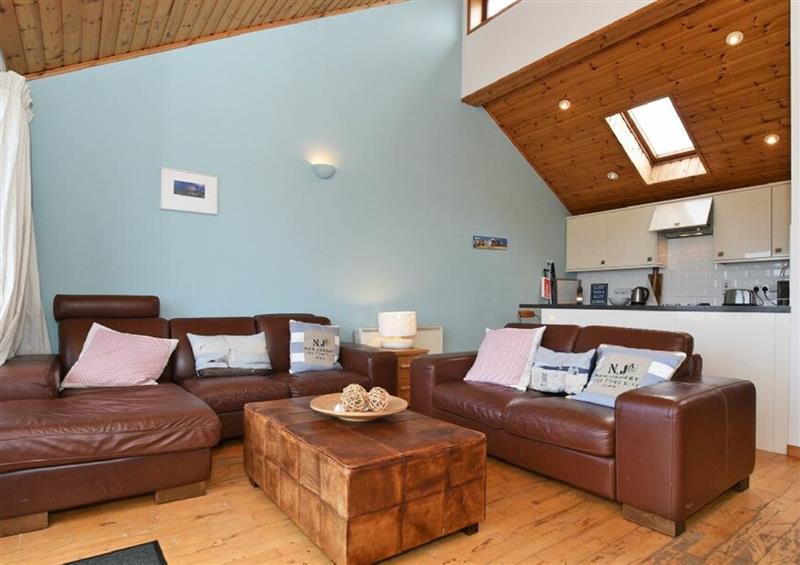 The living area at Links View, Embleton