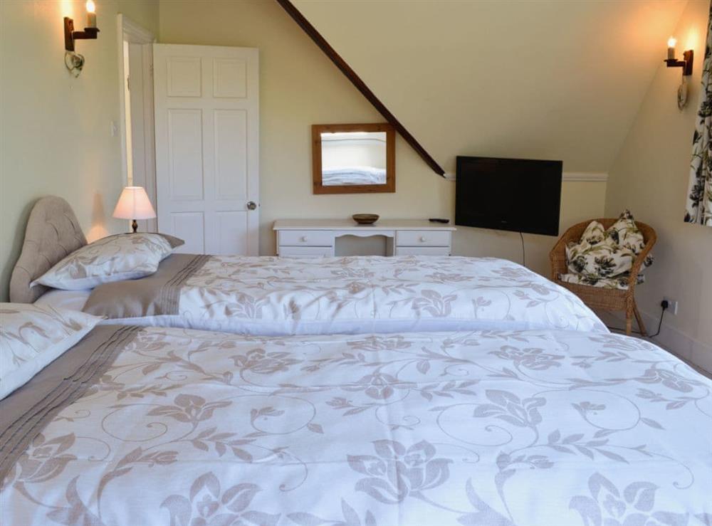 Bedroom at Linnets in Fitzhead, nr Wivelscombe, Somerset