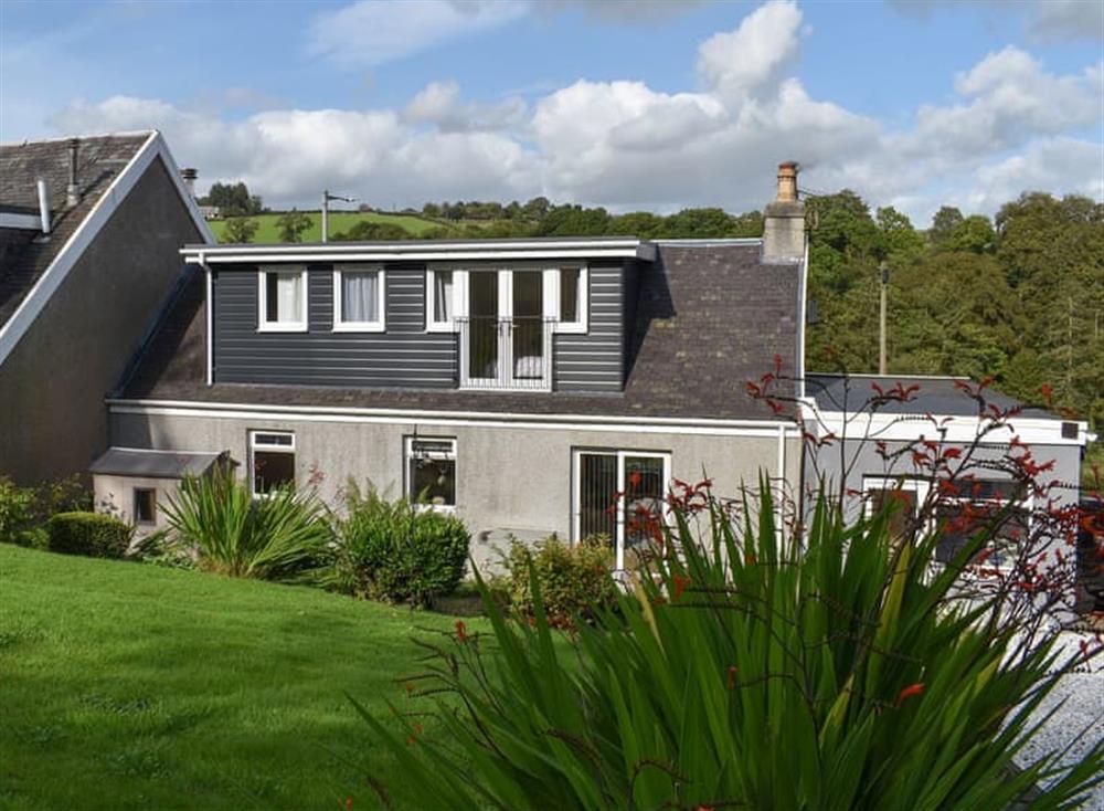 Exterior at Linnville in Kirkfieldbank, near Lanark, Lanarkshire