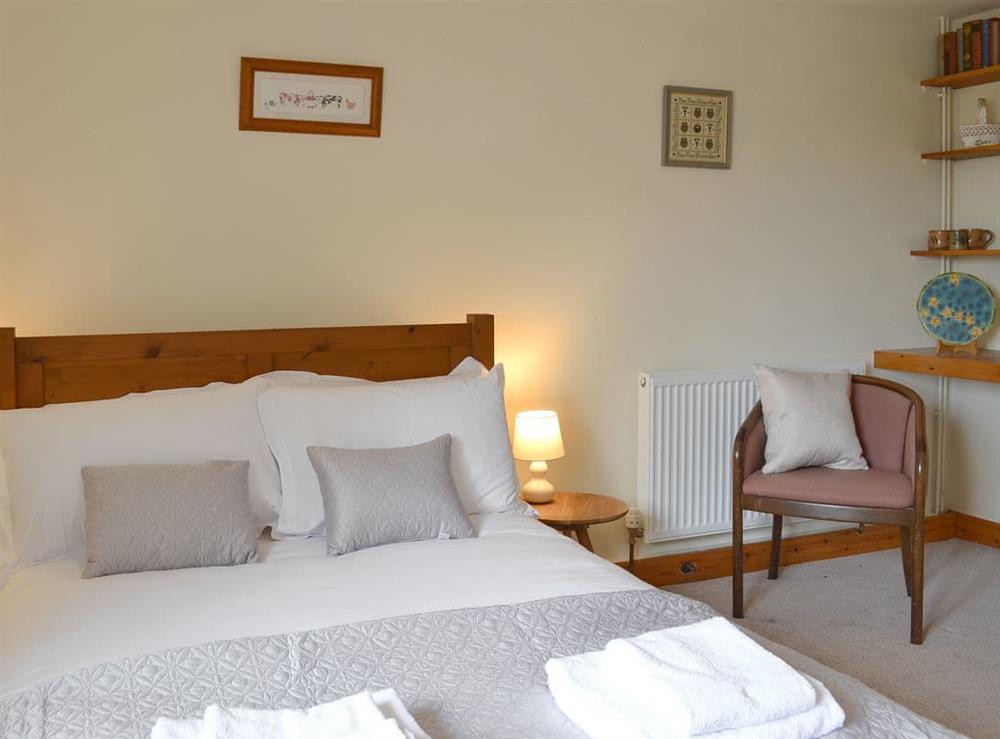 Comfortable double bedroom at Linton Woods Farm in Linton-on-Ouse, near York, North Yorkshire