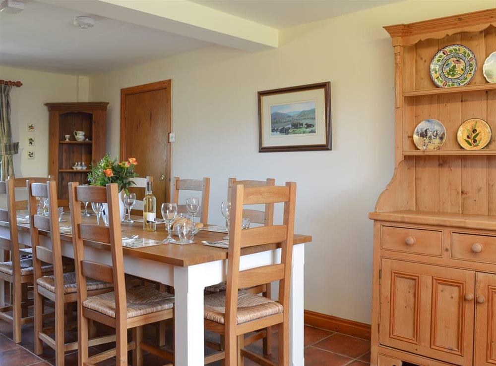 Spacious dining area at Linton Woods Farm in Linton-on-Ouse, near York, North Yorkshire