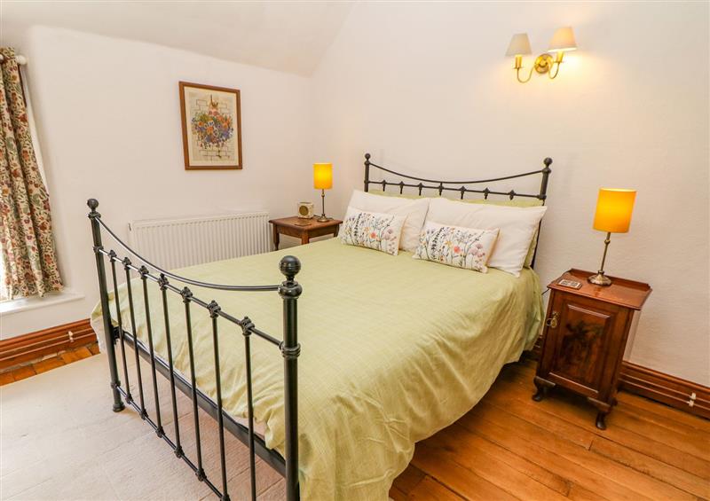 One of the bedrooms at Lion Cottage, Birchover near Winster