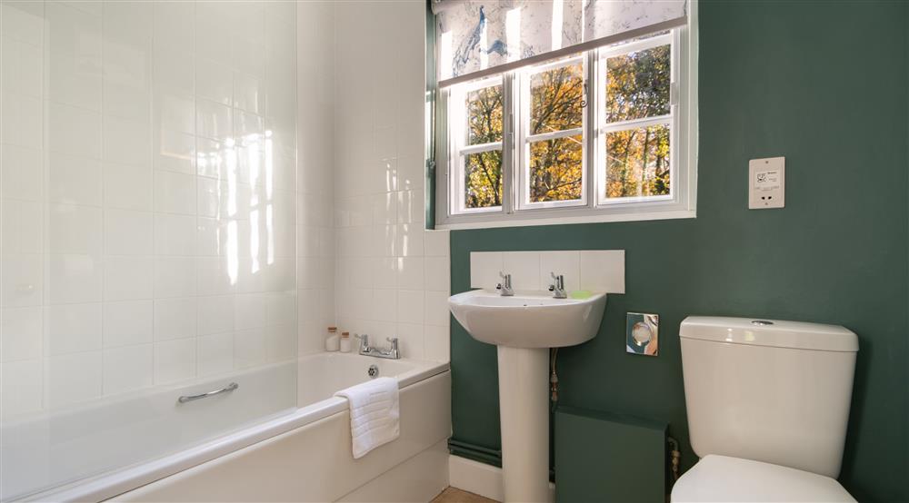 The bathroom at Lion Lodge in Wotton-under-edge, Gloucestershire