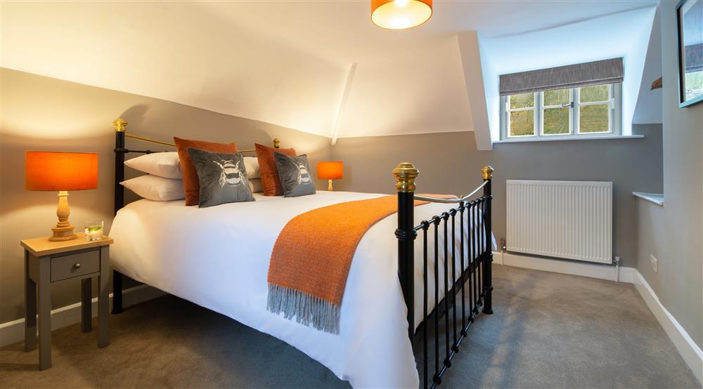 The double bedroom at Lion Lodge in Wotton-under-edge, Gloucestershire