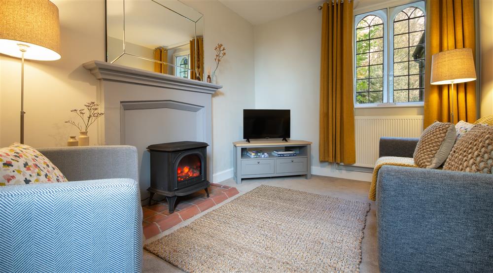 The sitting room at Lion Lodge in Wotton-under-edge, Gloucestershire