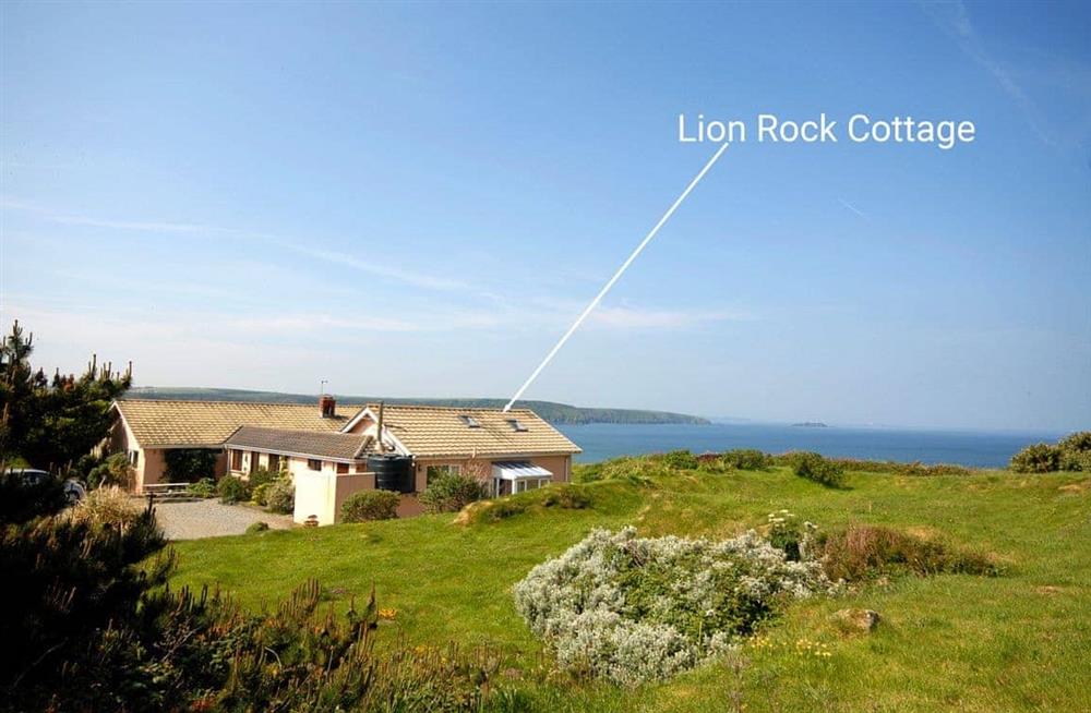The setting around Lion Rock Cottage at Lion Rock Cottage in Haverfordwest, Pembrokeshire, Dyfed