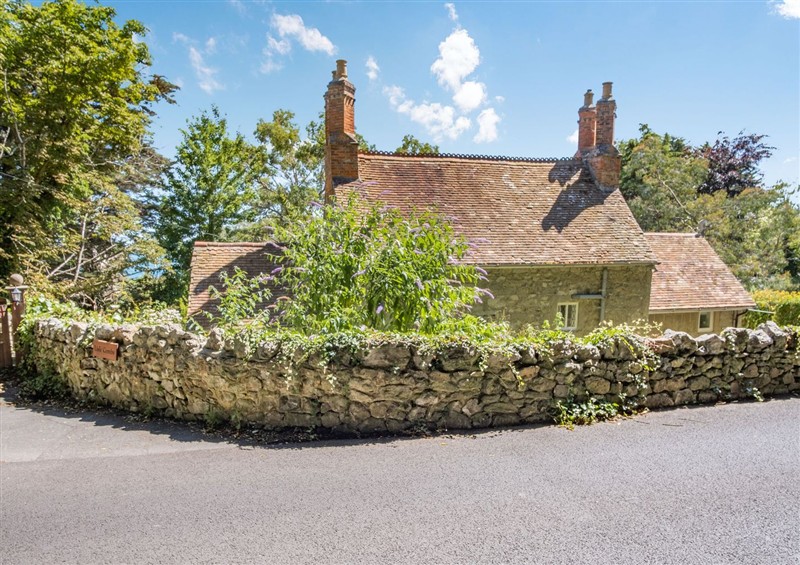 Outside Lisle Combe Cottage
