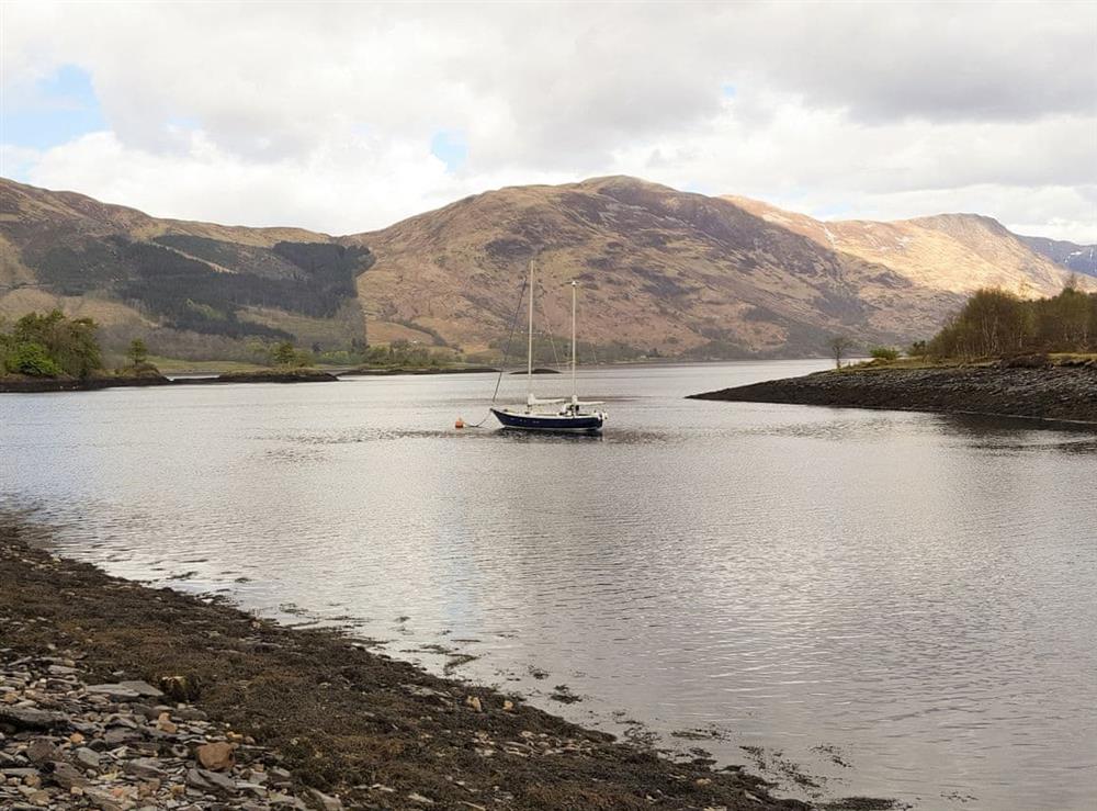 Peaceful local lochs and mountains at Lismore Cottage in North Ballachulish, near Glencoe, Highlands, Inverness-Shire