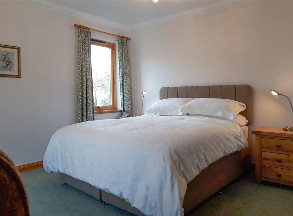 Relaxing double bedroom at Lismore Cottage in North Ballachulish, near Glencoe, Highlands, Inverness-Shire
