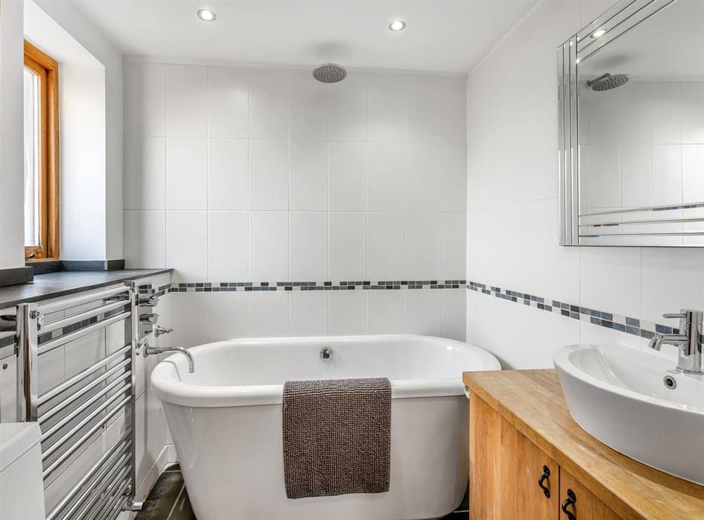 Bathroom at Liston Hall Barn in Gosfield, Essex
