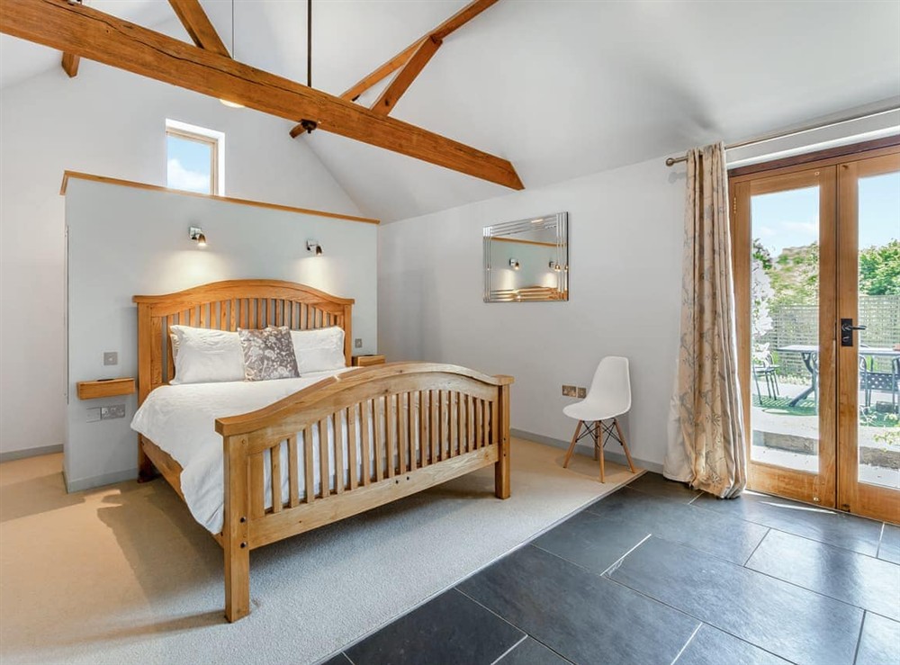 Double bedroom at Liston Hall Barn in Gosfield, Essex
